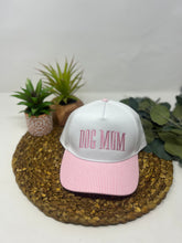 Load image into Gallery viewer, Pink Striped Dog Mom Hat