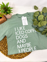 Load image into Gallery viewer, Iced Coffee, Dogs & 3 People