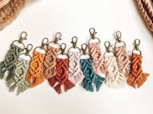 Load image into Gallery viewer, Mini Macrame Keychain