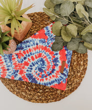 Load image into Gallery viewer, Red White and Tie Dye