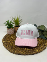Load image into Gallery viewer, Pink Striped Dog Mom Hat
