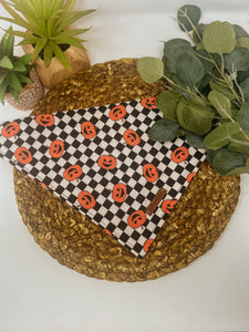 Checkered Jack-O-Laterns