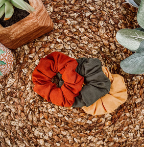 Autumn Scrunchies