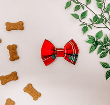 Load image into Gallery viewer, Run Run Rudolph Bow Tie
