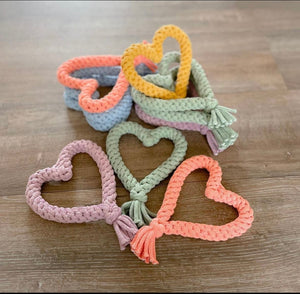 Rope Heart Tug Toy