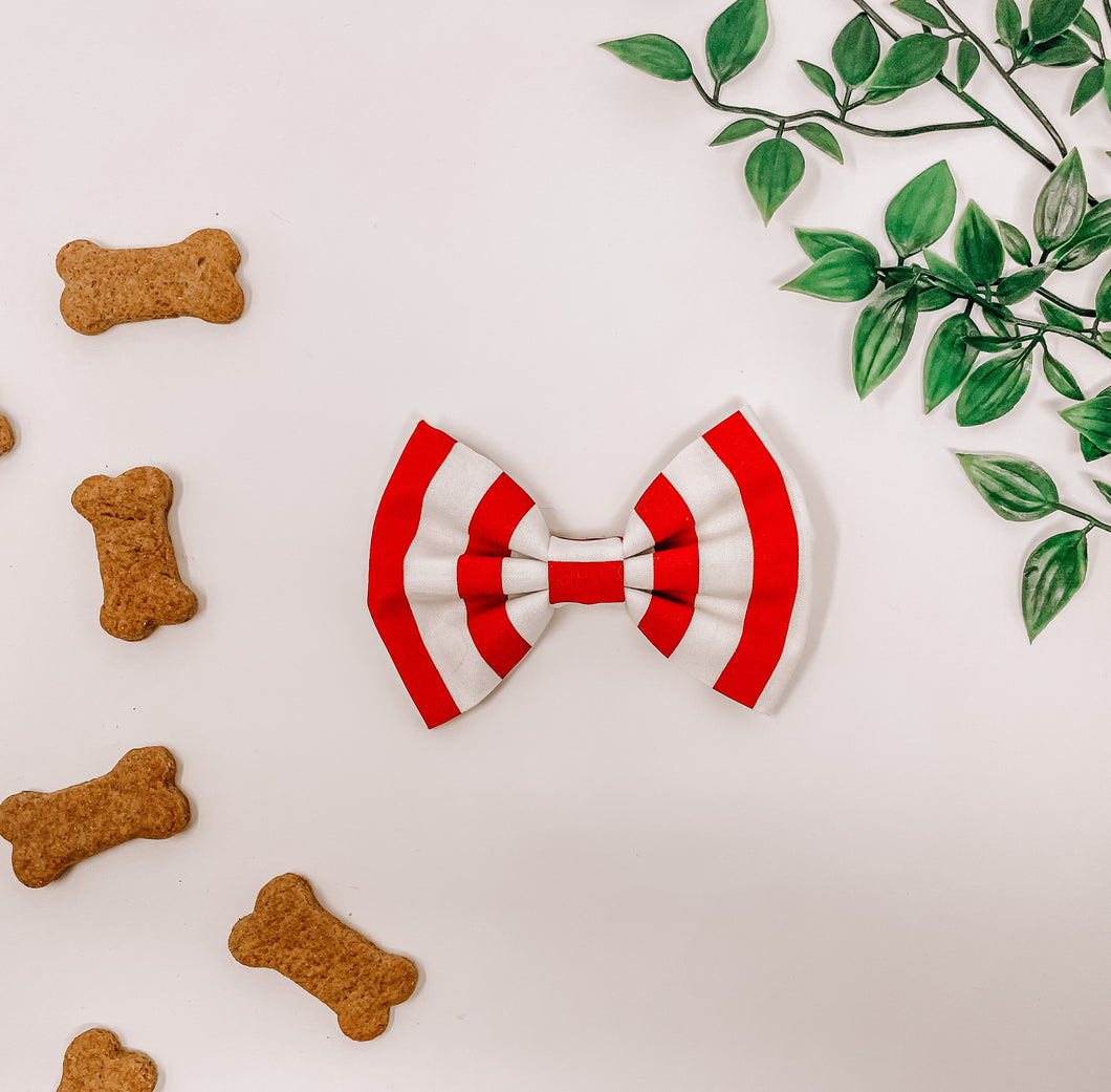 Candy Cane Cutie  Bow Tie